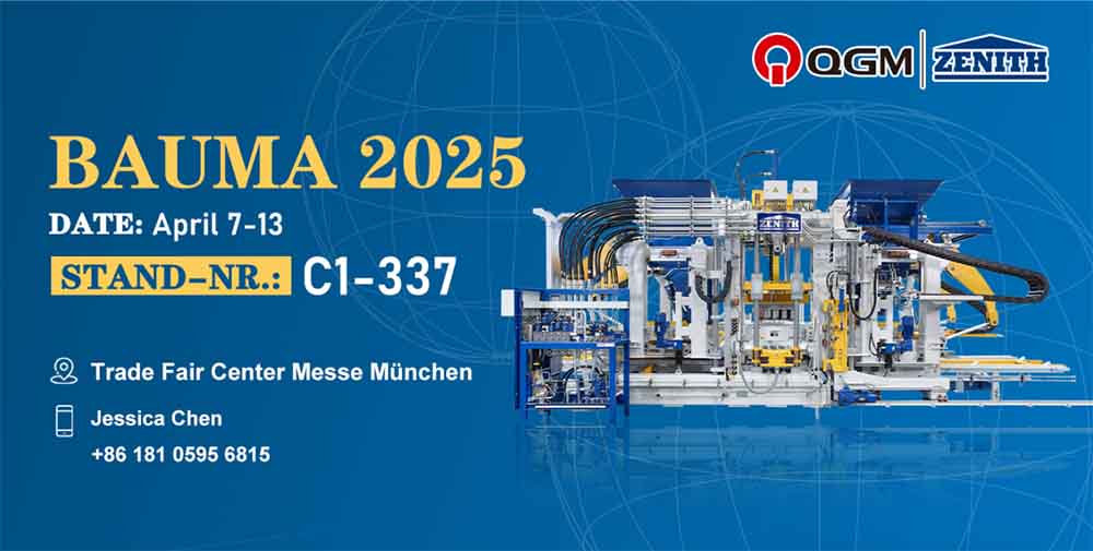 QGM bersinar di Bauma 2025! Dunia memberi tumpuan kepada kuasa pembuatan bata 
